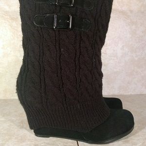 Steve Madden wedge boots